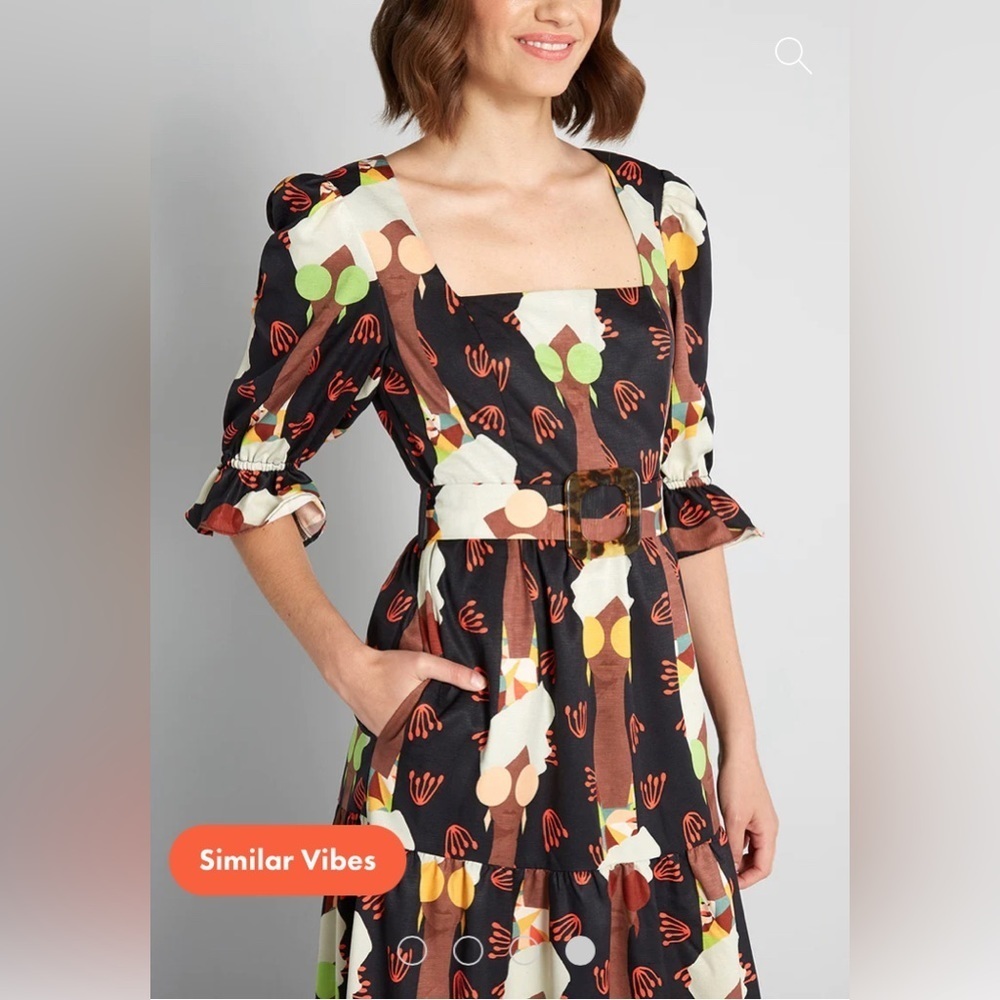 HUTCH Let's Go Boho Brown Maxi Dress Retro Fab Size 10 NWT